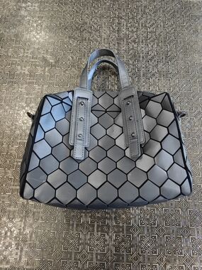 Emilio Pepe Geometric panel top-handle bag. Great Shape